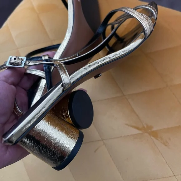 Tony Bianco Gold Sandals - Picture 8 of 12